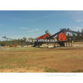 Crusher plant with steel structure